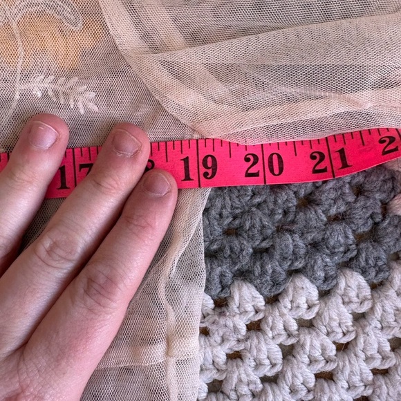 J. Jill Sheer Floral Embroidered Blouse - Cream - Picture 11 of 13